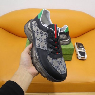 工厂价： 官网爆款gucci 古奇 高版本～”青年休闲 潮人风 男士2025专柜同步发售，夏季男鞋 意大利进口原版品牌精选头层意大利牛皮 羊皮内里 拒绝脱色磨脚
