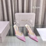 Jimmy Choo 巴黎橱窗春夏新品烫钻高跟凉拖！ 鞋面：烫钻 内里：羊皮里 大底：原版意大利真皮大底 跟高 ：8.5Cm 10Cm 码数 ：35～39 40