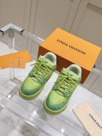 顶级版本 Lv 秋冬新款 情侣款 胖丁斑马纹新色 工艺繁复，重工板鞋球鞋 码数：女码35-40 41订 男码39-44 45.46订
