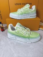 Loui* Vuitto* 顶级版本 情侣款 Size：36-45本款 LV Trainer 运动鞋再现设计师 Virgil Abloh 自篮球鞋中挖掘的时尚潜