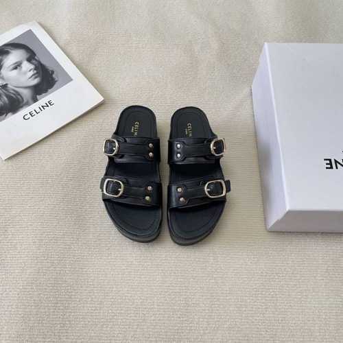 出厂： Celine 赛琳2025专柜 顶级专柜 初夏新品 官网上新 独家首发 Celine 赛琳 凯旋门 25Ss 厚底拖 赛琳拖鞋 Celine 度假风 C