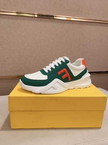 工厂价 Fendi 芬迪 男士最新款休闲鞋！专柜同步上市！原版一比一复刻。全进口官网一比一飞织面料搭配滴胶工艺。内里采用头层顶级羊皮，原版原厂特供橡胶大底。引领