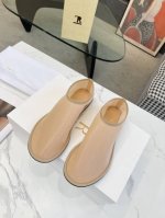 高品质出品 The row2024新款小众法式网纱女真皮鞋，超级透气的一双平底鞋，这双简直就是年度梦中情鞋 年度必入高级感从里到外散发了 一定要入面料：原版材质