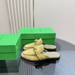 纯色330 做旧擦色工艺 BOTTEGA VENET*女士Astaire乐福拖鞋 原版一比一做法 一致结绳皮扣卡其色 当今流行的又一趋势 天花板啦最全色百搭 精