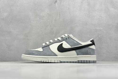 現貨 终端放店XC版 Nk SB Dunk Low 北面联名 米灰双勾双色 周年高端定制 低帮休闲板鞋#定制鞋盒 大厂纯原品质出货 超高清洁度 皮料切割干净无任
