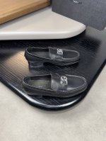 Dolce & Gabbana 杜嘉班纳-高端品质 原单正装皮鞋-鞋面：纳帕小牛皮、品牌金属扣件、手工串缝马克线-内里：水染牛皮-大底：超真皮 橡胶; 组合成型