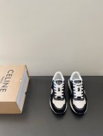 顶级版本 CELINE RUNNER 思琳CR-03运动鞋购入原版1比1开发鞋舌和鞋后帮饰有CELINE标志运动鞋侧面凹印 CR-03字样鞋后帮和侧面压印CEL