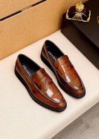 Prada 2024原单级完美精品，高端男士厚底系带德比鞋！现代主义简约风格，完美还原原版经典，进口开边珠牛皮制作，购入原版1:1精准复刻，欢迎一切对比，百搭时
