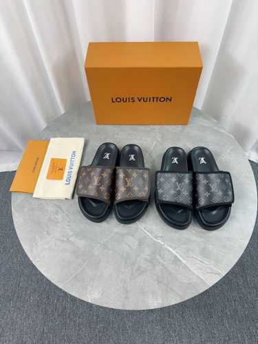 LV 路易威登 223 2024春夏新款 顶级版本原版一致专柜主打最新款 草编拖鞋 硬货上新代购级别！高级感十足！国内外博主刷爆的一款，复古又时髦 上脚美炸了！