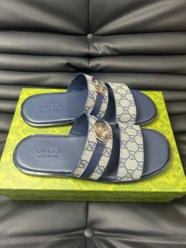 G家 Size:38-45Gucc 古奇 原单品质2024Gucci 古奇 夏季新款 双g 老花 夹脚 一字拖 交叉凉鞋 厚底 拖鞋 沙滩鞋原版购入开发 做货