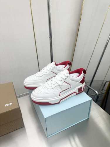 出厂价 王俊凯 杨幂 丁程鑫 陈牧驰王子异 同款Christian Louboutin路铂廷 2024 新品 ASTROLOUBI 男女同款厚底运动鞋红底鞋时尚