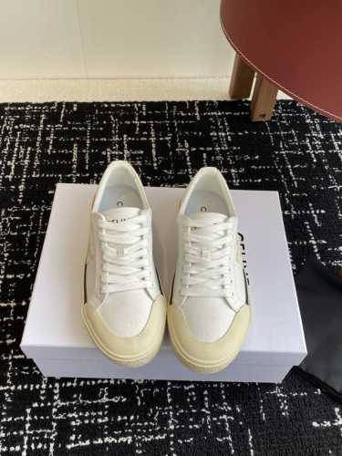 代购级 Celine思琳赛琳Celine Runner Cr-03运动鞋鞋舌和鞋后帮饰有Celine标志运动鞋侧面凹印Cr-03字样 鞋后帮和侧面压印Celin