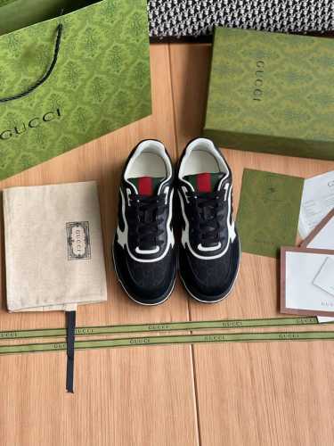 Gucci Re-Wed系列运动鞋整双鞋子采购Zp开发打造，全部定制材料，独家开模大底，细节全部对版出货，连包装也做到跟正品一样。码数:男39-44