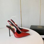 Versace范思哲 美杜莎细跟高跟鞋 尖头凉鞋 跟高:10Cm 正码:35-39订做40.41.42
