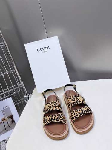Celine 思琳代级别 春夏新品凯旋门复古罗马凉鞋拖鞋 进出专柜无压力，重工版，拒绝一眼假Low货 原版楦型，调试N次、这款上脚绝对Vintage复古风味十足