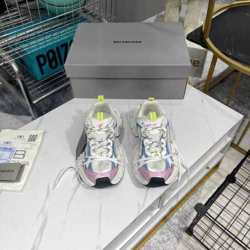 性价比版本出厂： BALENCIAGA 3XL Sneakers 巴黎世家十代网布系带低帮走秀复古老爹鞋 网布材料和聚氨酯 磨损效果 鞋头边缘和后帮 Balen