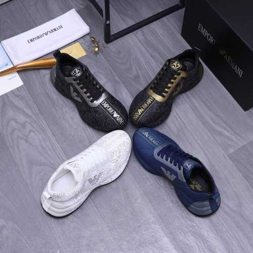 商品商标：Armani 阿玛尼 包底休闲鞋 正码码数: 38-44 商品材料：精选原版鞋面 透气网内里 橡胶大底