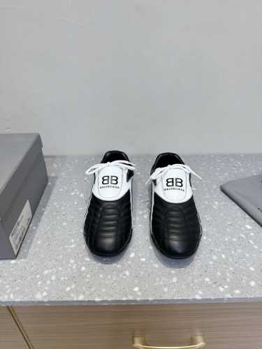 男码+20 Balenciaga 巴黎世家 情侣款 新款格纹棒球鞋休闲鞋 原版购入开发 做货 巴黎家最新隐藏款网球鞋软菱格纹 柔软小牛皮配搭和经典双logo满满