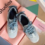 顶级版本：女款 Acne Studios 24Fw 丹宁牛仔布 芭蕾舞鞋 休闲 运动鞋 原版购入开发 做货 绑带鞋重新构想了芭蕾舞鞋的轮廓，采用牛仔风格的饰面和