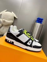 新款 代购品质lv～路易威登lv Trainer最好看的运动鞋，驴牌力推新品，官网限定款复古篮球运动鞋！高帮低帮均花血本购入原版1:1精准复刻、细节很无敌、诚意