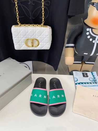 跑量价 Marni 新款编织拖鞋原版一比一出货 穿出去跟正品0区别所有细节材料全部zp一致 码数:35-41