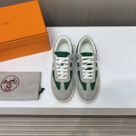 出厂价 顶级版本 法国直邮hermes 爱马仕平底时尚运动休闲鞋韩版系带网面轻便 原版1:1定制，今年最潮一脚蹬英伦风复古情侣小白鞋，众多网红上脚，这款鞋，牛皮
