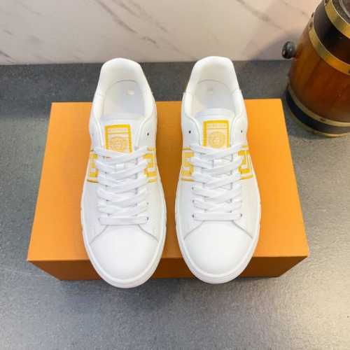 范思哲 Versace 经典休闲男鞋.全球顶尖品牌,专柜材料，精选优质牛皮+猪皮内里，市场顶级品质，时尚主打潮流，百搭爆款 1:1开模防滑耐磨大座底，精美的设计