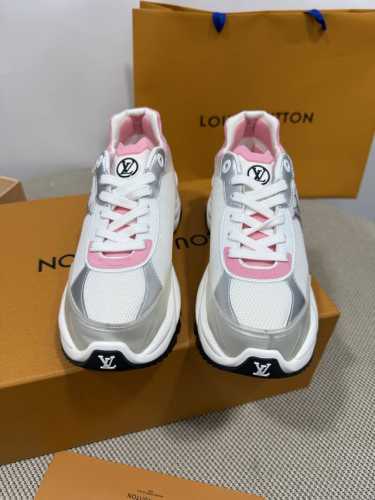 p530 顶级版本 Lv路易威登 爆款Run 55 运动鞋 网面 花卉 四叶草 休闲 Sneaker跑鞋 老爹鞋 原版购入开发 做货 本款 Run 55 运动鞋