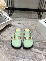 批380 罗意威Loewe Campo2024玛丽珍乐福鞋半拖 Loewe全新Campo玛丽珍鞋来自2024早春秀场延续品牌设计师Jonathan Anders