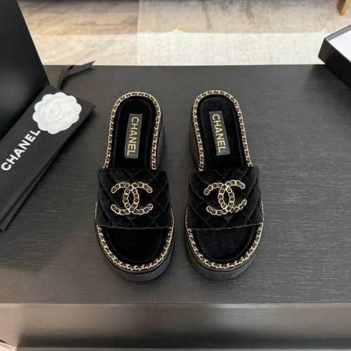 Chanel 25C春夏新款全系列链条拖鞋全系列首发 专柜有的我都有！高版本高品质鞋面牛皮 原版面料 内里羊皮 原版大底Size:35-39 其他码数定