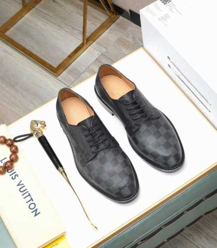 出厂价 水染牛里 半真皮大底 全套包装 Louis Vuitton* 高端 路易威登 21年专柜最新款 正装商务皮鞋原版最高品质！进口意大利小牛皮面料牛皮内里