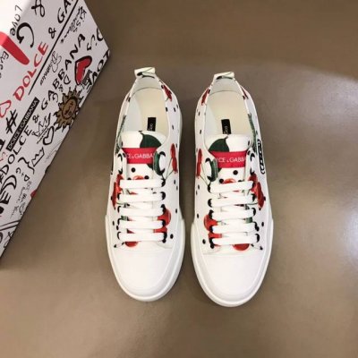 Dolce＆Gabban** 新款重工系列男士休闲鞋，进口原版防水帆布，撞色设计超好看，精致奢华，超a级别！版型对比专柜正品，丝毫不差！码数38-45