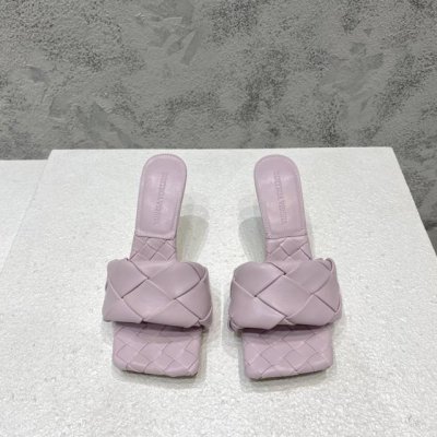 工厂P价P 顶级高版本 代购品质 原版开发Bottega Venetass火爆经典款夏季大编织高跟方凉拖鞋。Bv女士经典款Lido抢手大编织高跟凉鞋爆款，Ins