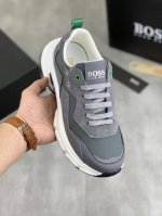 工厂价 实价 Boss 2024原版系带男鞋 经典款休闲鞋本款是官方主打经典款，1:1质量，原厂名师制作，采用进口飞织透气面料舒适透气网布內里羊皮鞋垫，完美楦型