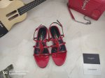 真皮底 ，拖鞋款，凉鞋款统一价 Saint Laurent 圣罗兰、一字带凉鞋早春专柜同步最新款、YSL、Logo字母扣装饰经典上乘美艳力作 专柜最火春夏系列