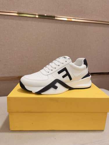 工厂价 Fendi 芬迪 男士最新款休闲鞋！专柜同步上市！原版一比一复刻。全进口官网一比一飞织面料搭配滴胶工艺。内里采用头层顶级羊皮，原版原厂特供橡胶大底。引领