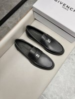 Gvx 新品 纪梵*希 男士乐福鞋皮鞋 采用进口牛皮 开边珠亮 翻毛皮皮打造 一脚蹬便鞋 品牌4G五金扣贯穿鞋面 一脚蹬穿着 进口水染牛皮内里 牛皮垫脚原版真皮