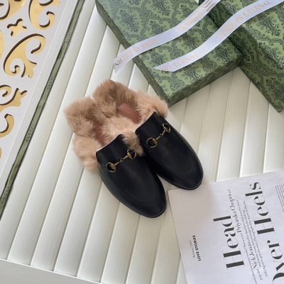 出厂： GUCCI 古驰2025顶级专柜 新款限定官网上新 独家首发 GUCCI 古驰 25SS 经典全系半拖 单鞋 一脚蹬 毛半拖 Gucci半拖 Gucci