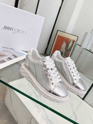 冲量价 拼接 Jimmy Choo周仰杰 2024春夏jc新款diamond 运动鞋系列上新鞋面采用原版进口牛皮拼接鞋底采用品牌元素防钻石多面切割塑形立体感十足