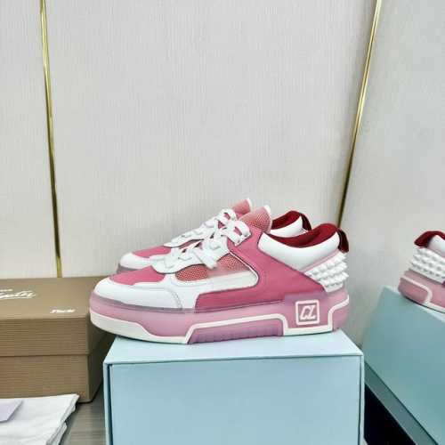 出厂价 王俊凯 杨幂 丁程鑫 陈牧驰王子异 同款Christian Louboutin路铂廷 2024 新品 ASTROLOUBI 男女同款厚底运动鞋红底鞋时尚