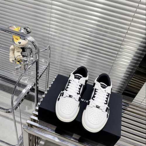 工厂价： 品牌：AMIRI 情侣款 品质：高版本 描述：埃米尔 骨头鞋 破坏效果异素材质拼与鞋款中骨骼元素呼应组合增强街头调性，质感做工真的很赞，日常都很实穿耐