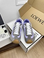 情侣款 不要配件-10飞机盒版本下单备注 代购级Loewe罗意威2025早春Ballet Runner 2.0芭蕾运动鞋阿甘鞋德训鞋 不对称鞋头造型，作为Loe