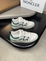 Moncler 盟可睐 蒙口-高端品质 原单休闲运动鞋-鞋面：纳帕小牛皮、打孔牛皮、磨砂牛皮、空压品牌logo、品牌反光织带、后跟刺绣品牌图腾-内里：水染牛皮-