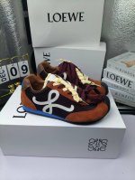 冲量价: Loewe 扣子 不带扣子可选 罗意威 25Ss新款巴黎时装 Balletrunner 情侣款芭蕾运动鞋 阿甘鞋 经典一眼就爱上的！拼接的极简风格真的