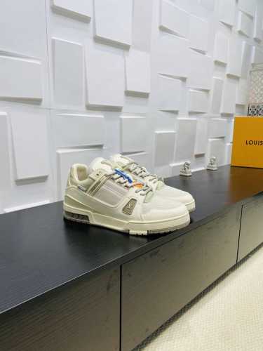 顶级版本：Lv Tarine路易威登x Tyler 联名款 驴牌 L家 压花 情侣款 休闲 运动鞋 滑板鞋原版购入开发 路易威登 X Tyler 合作系列推出