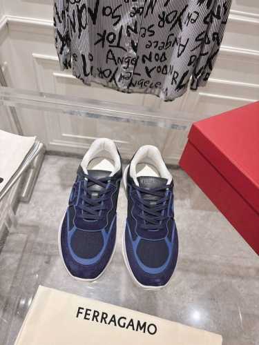 出420Ferragamo菲拉格慕2025新款男士运动休闲鞋轻便舒适又实穿 上脚最舒适的鞋子整双鞋子采购Zp开发打造，全部定制材料，独家开模大底，细节全部对版出
