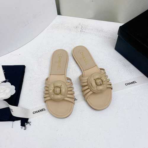 chanel 24C新品官网同步春夏蜜儿懒人拖鞋！ 高版本 原版购入开发！材料水台材质都按原版定制！节细决定品质 细腻！秋冬宝藏时髦单品！随意搭配怎么穿都好看