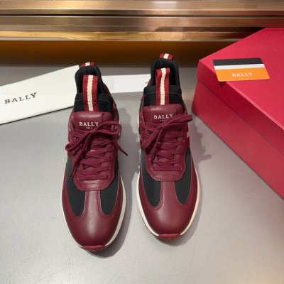 Bally 顶级 -Size： 38-44 45定做Bally 巴利 春夏休闲鞋 百搭现代风格！多种配色～均花血本购入原版1:1精准复刻、细节牛皮革配以vibr