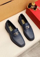 商品商标：Ferragamo 菲拉格慕 休闲皮鞋正码码数: 39-44 38.45.46订制 商品材料：精选 进口头层荔枝纹小牛皮鞋面+经典五金扣，进口水染牛皮