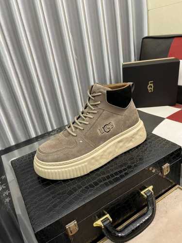 澳洲进口加厚羊毛 品牌：UGG 尺码：39 44 等级： 官网1:1 材料： 头层真皮防水防冻鞋面 真毛内里 原版防滑 柔软 耐磨大底 款式类别：男士休闲鞋